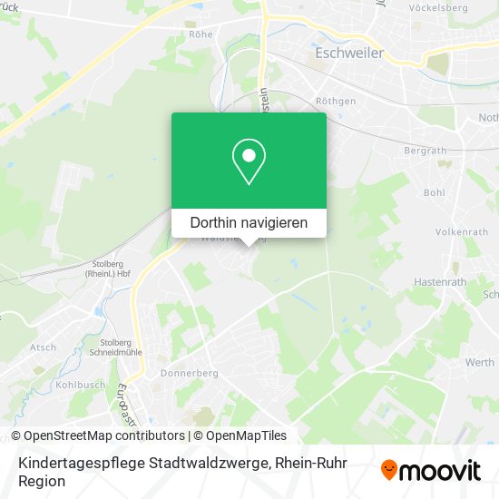 Kindertagespflege Stadtwaldzwerge Karte