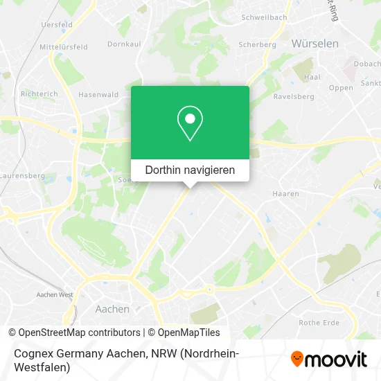 Cognex Germany Aachen Karte