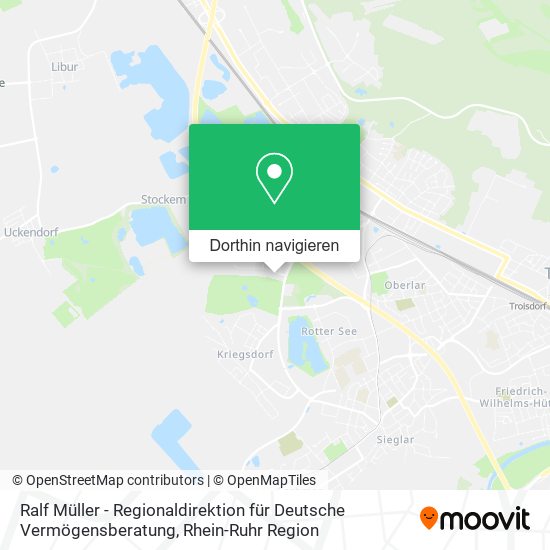 Ralf Müller - Regionaldirektion für Deutsche Vermögensberatung Karte