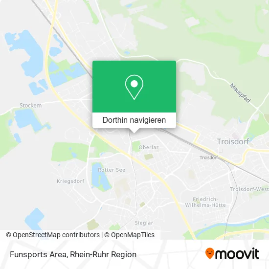 Funsports Area Karte