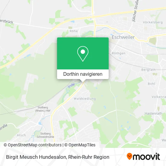 Birgit Meusch Hundesalon Karte