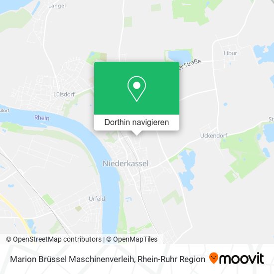 Marion Brüssel Maschinenverleih Karte
