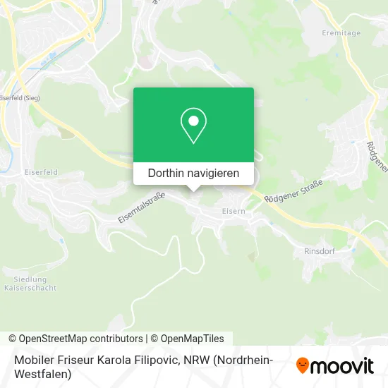 Mobiler Friseur Karola Filipovic Karte