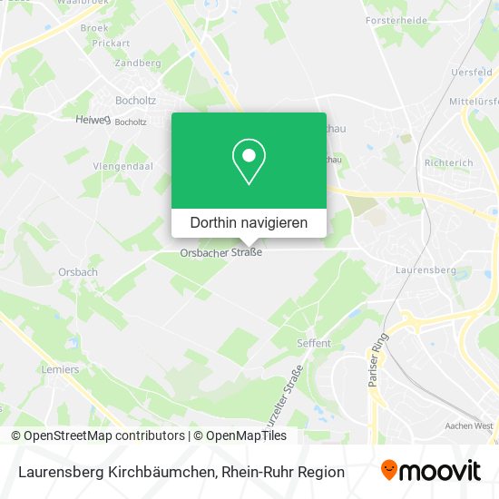 Laurensberg Kirchbäumchen Karte