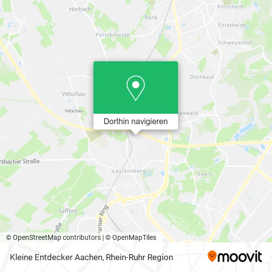 Kleine Entdecker Aachen Karte