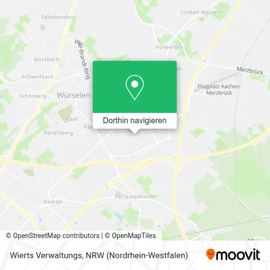 Wierts Verwaltungs Karte