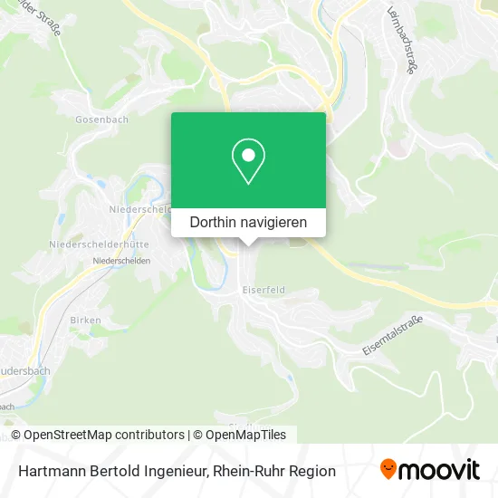 Hartmann Bertold Ingenieur Karte