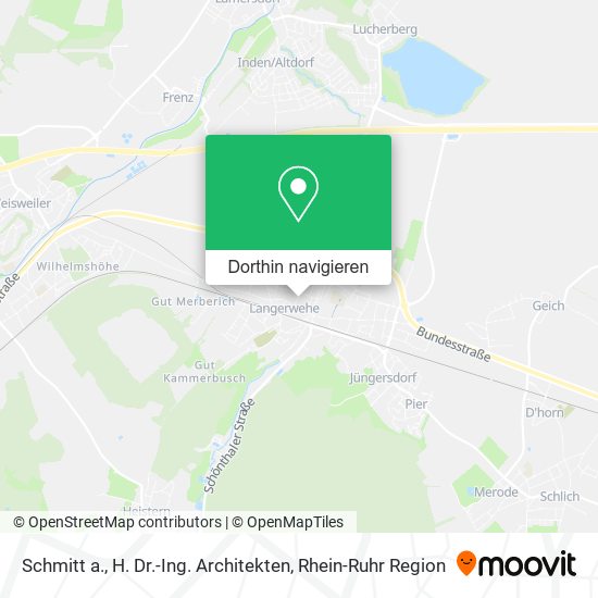Schmitt a., H. Dr.-Ing. Architekten Karte