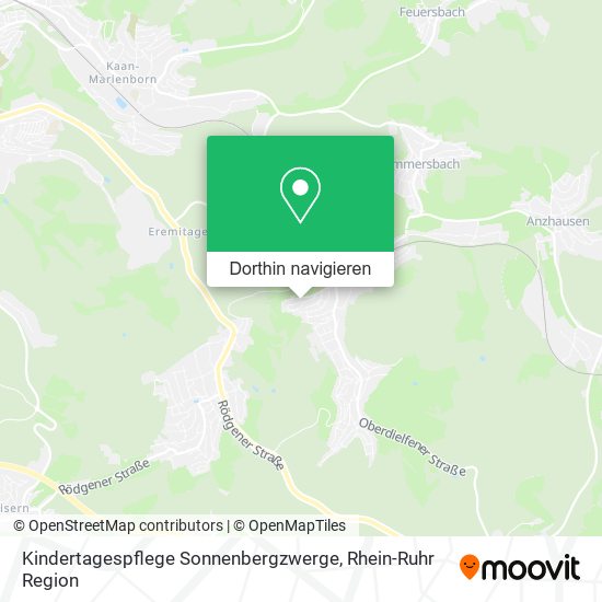 Kindertagespflege Sonnenbergzwerge Karte