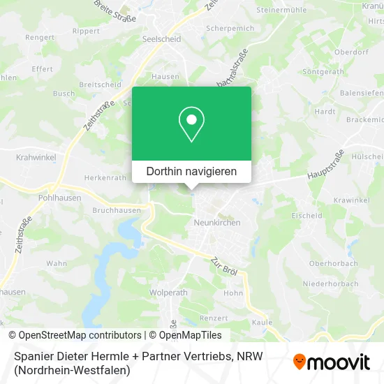 Spanier Dieter Hermle + Partner Vertriebs Karte