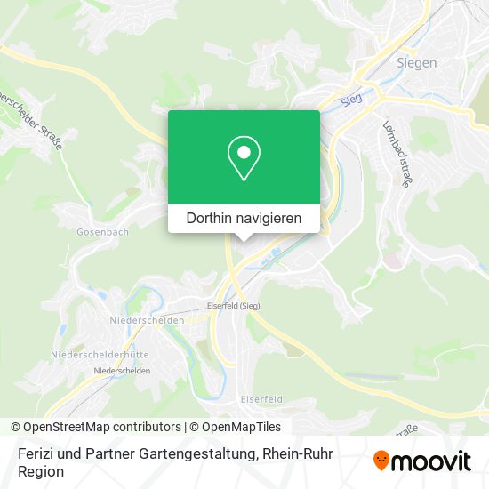 Ferizi und Partner Gartengestaltung Karte