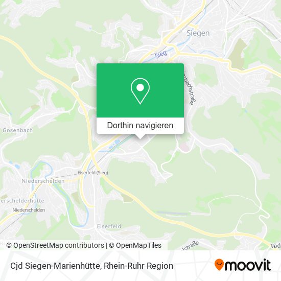 Cjd Siegen-Marienhütte Karte