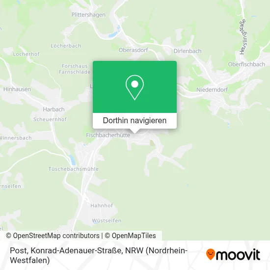 Post, Konrad-Adenauer-Straße Karte