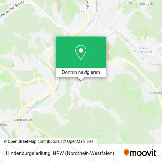 Hindenburgsiedlung Karte