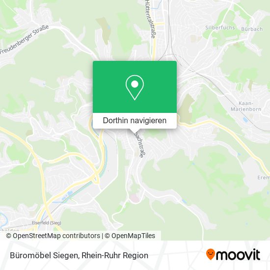 Büromöbel Siegen Karte