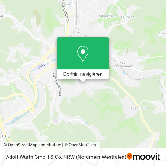 Adolf Würth GmbH & Co Karte