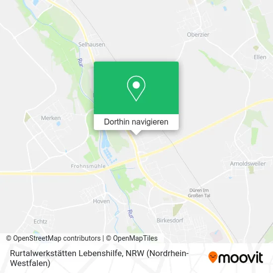 Rurtalwerkstätten Lebenshilfe Karte