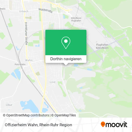 Offizierheim Wahn Karte