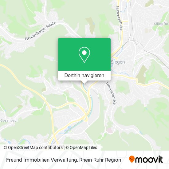 Freund Immobilien Verwaltung Karte