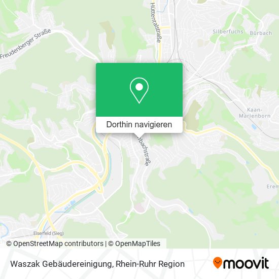 Waszak Gebäudereinigung Karte