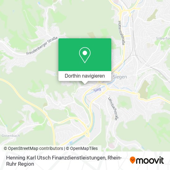 Henning Karl Utsch Finanzdienstleistungen Karte