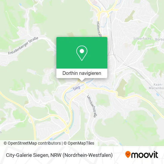 City-Galerie Siegen Karte