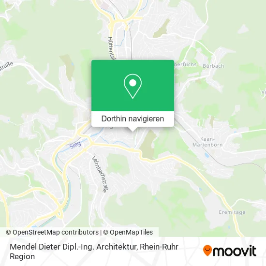 Mendel Dieter Dipl.-Ing. Architektur Karte