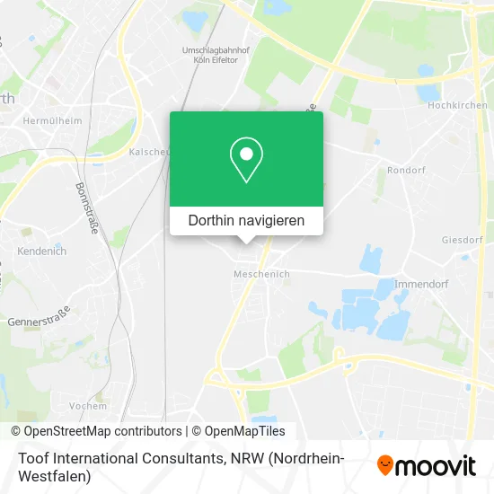 Toof International Consultants Karte