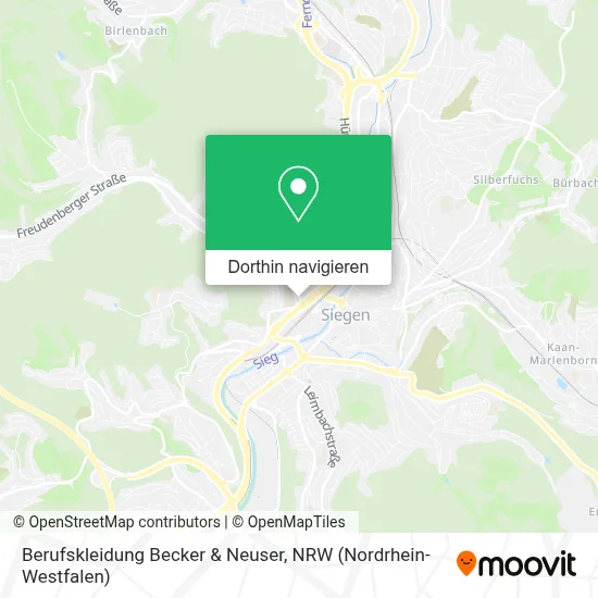 Berufskleidung Becker & Neuser Karte