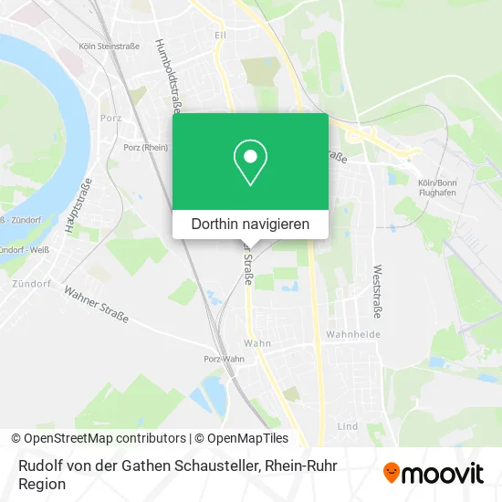 Rudolf von der Gathen Schausteller Karte