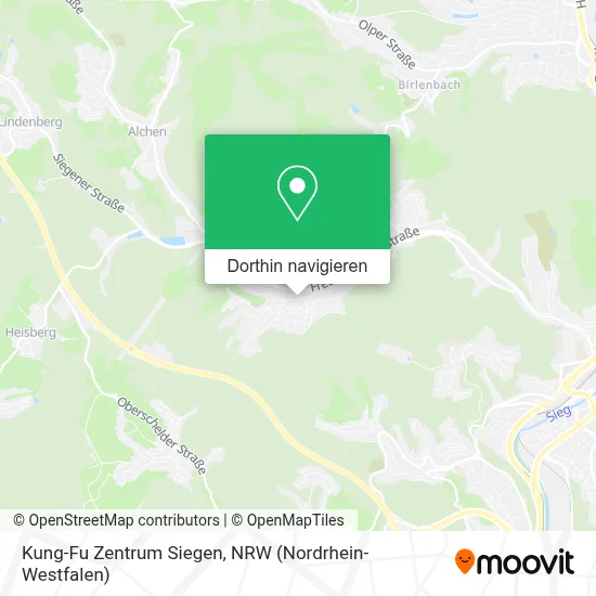 Kung-Fu Zentrum Siegen Karte