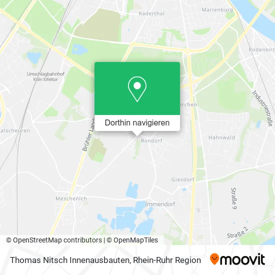 Thomas Nitsch Innenausbauten Karte