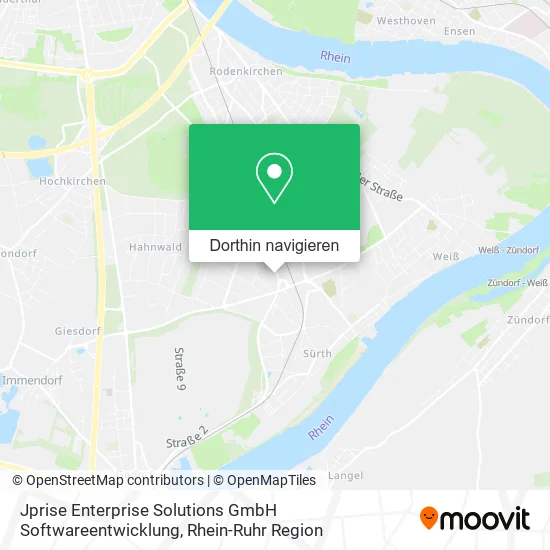 Jprise Enterprise Solutions GmbH Softwareentwicklung Karte