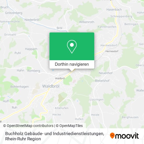 Buchholz Gebäude- und Industriedienstleistungen Karte