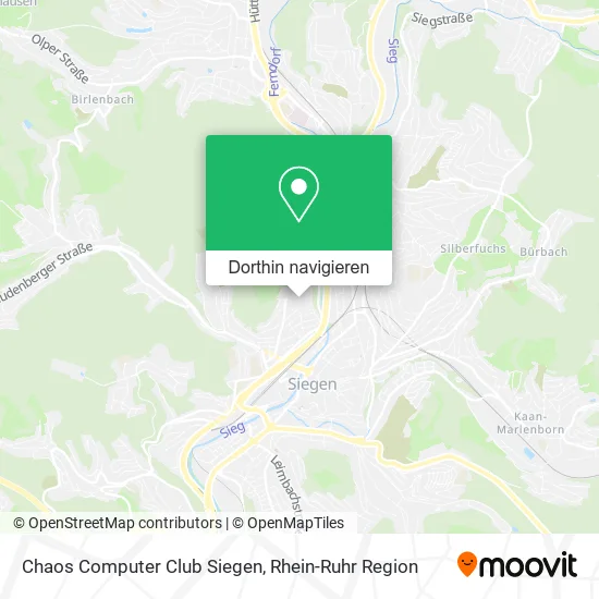 Chaos Computer Club Siegen Karte