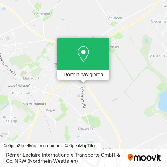 Römer-Leclaire Internationale Transporte GmbH & Co Karte