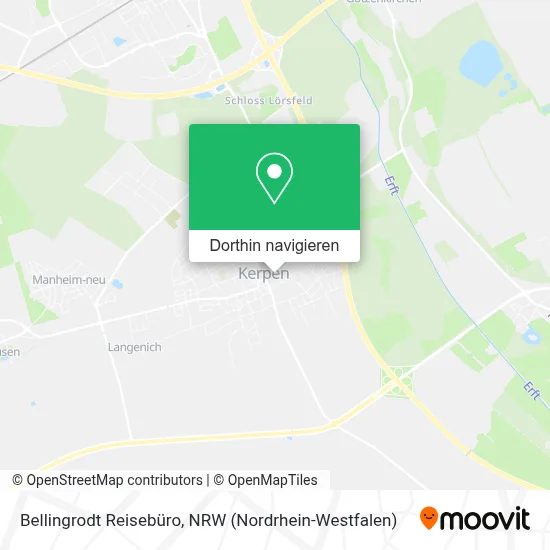 Bellingrodt Reisebüro Karte