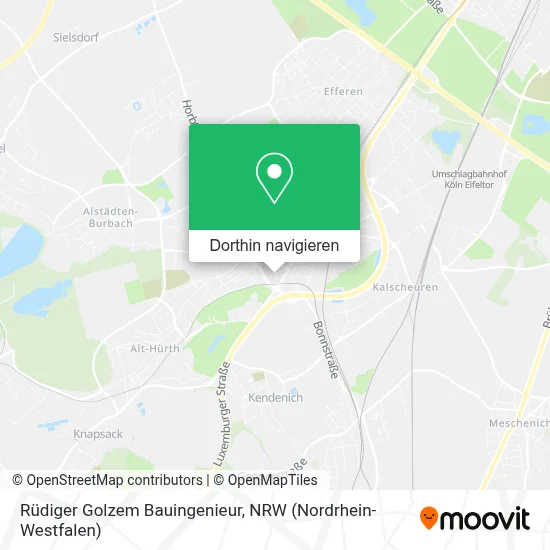 Rüdiger Golzem Bauingenieur Karte