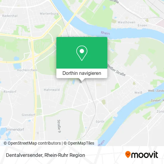 Dentalversender Karte