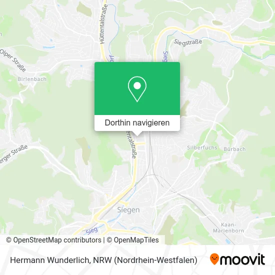 Hermann Wunderlich Karte