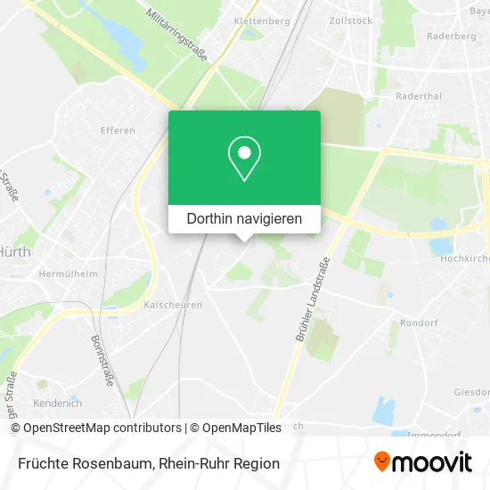 Früchte Rosenbaum Karte