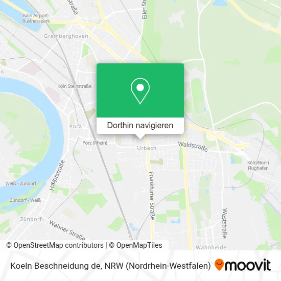 Koeln Beschneidung de Karte