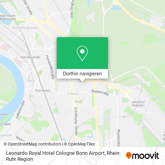 Leonardo Royal Hotel Cologne Bonn Airport Karte
