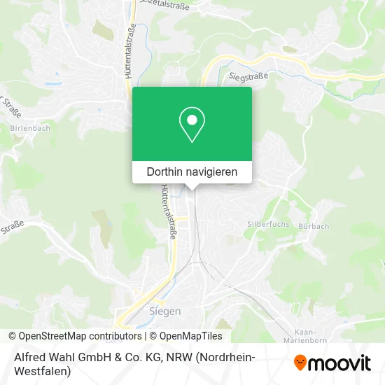 Alfred Wahl GmbH & Co. KG Karte