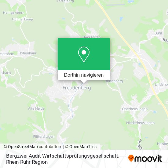 Bergzwei Audit Wirtschaftsprüfungsgesellschaft Karte