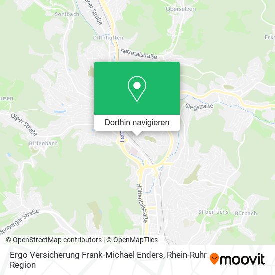 Ergo Versicherung Frank-Michael Enders Karte