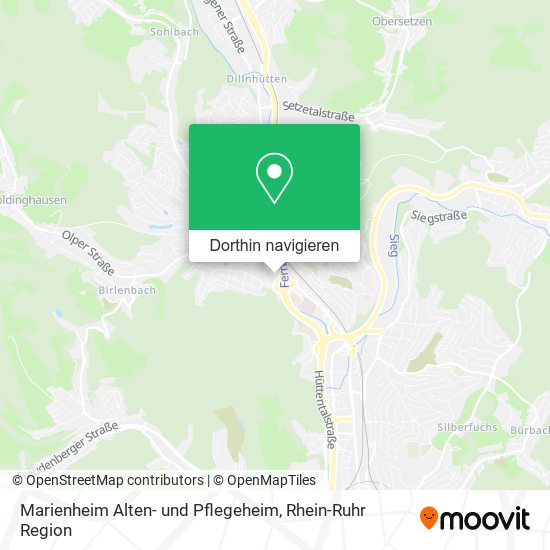 Marienheim Alten- und Pflegeheim Karte