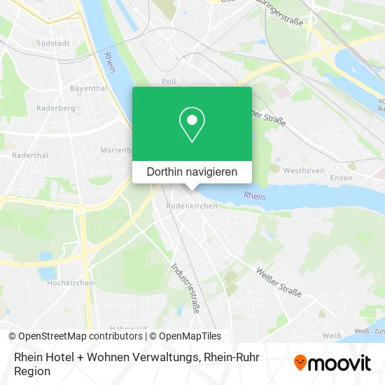Rhein Hotel + Wohnen Verwaltungs Karte