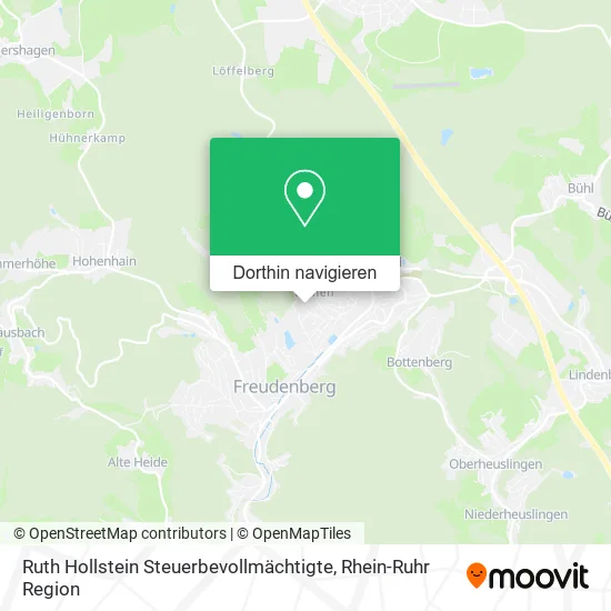 Ruth Hollstein Steuerbevollmächtigte Karte