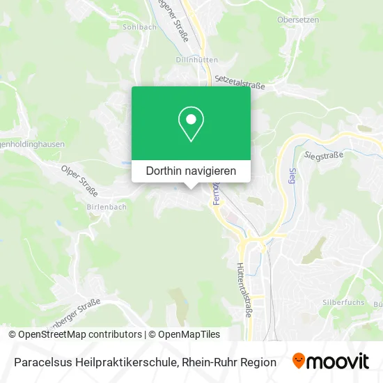 Paracelsus Heilpraktikerschule Karte